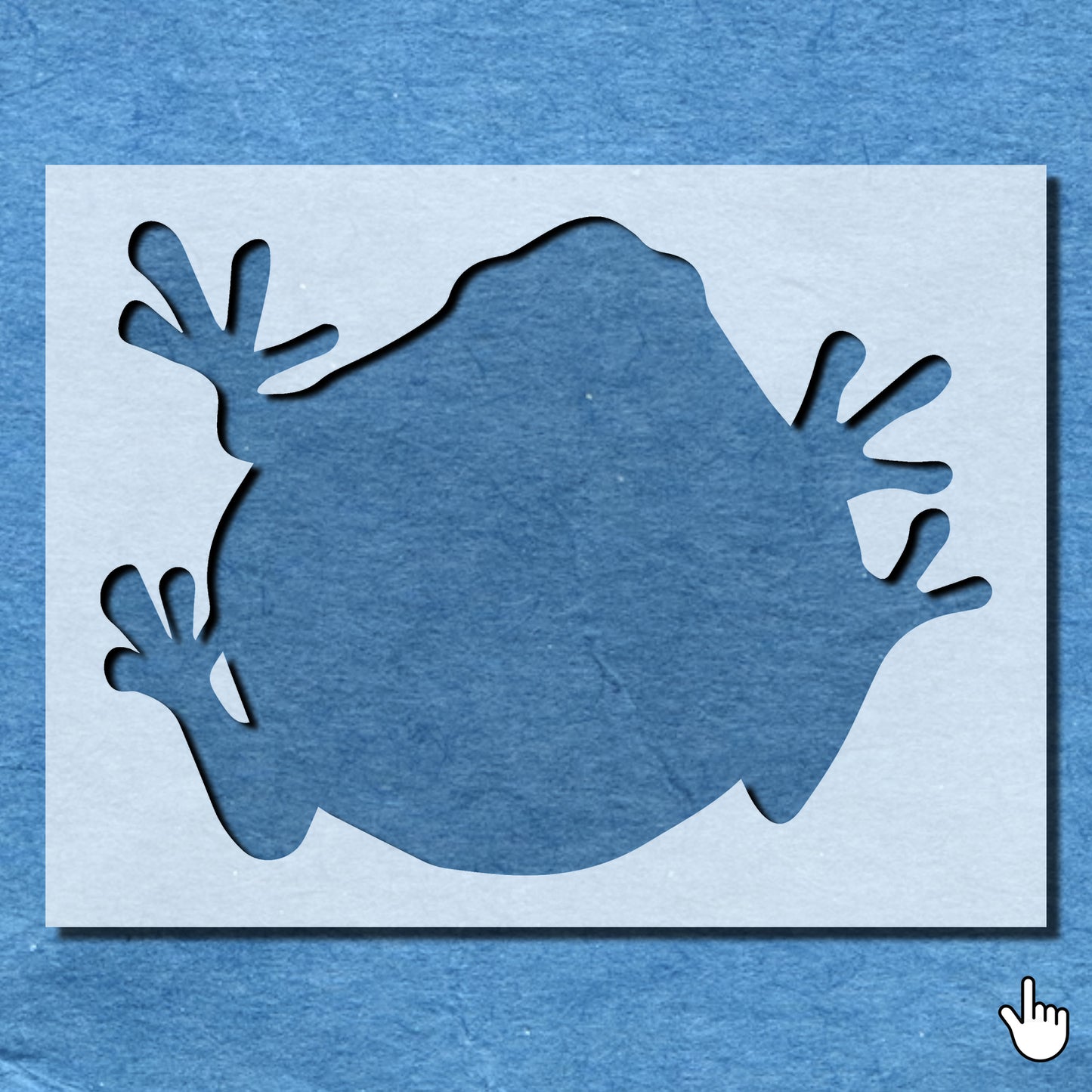 STENCIL TOAD AMPHIBIAN ANIMAL MYLAR PAINTING WALL ART TWO CRAFTS AIRBRUSH