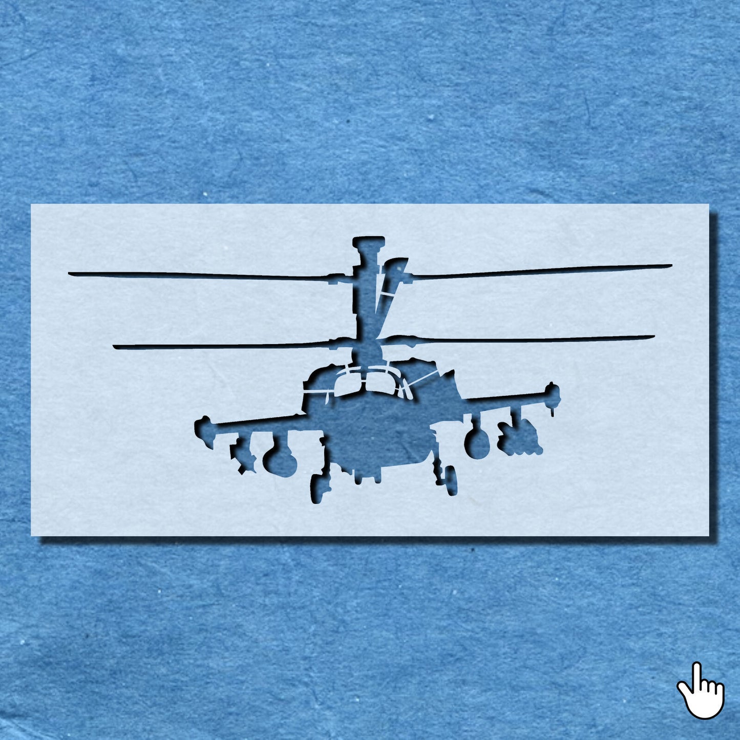 STENCIL HELECOPTER AIRCRAFT MYLAR PAINTING WALL ART 4 CRAFTS AIRBRUSH
