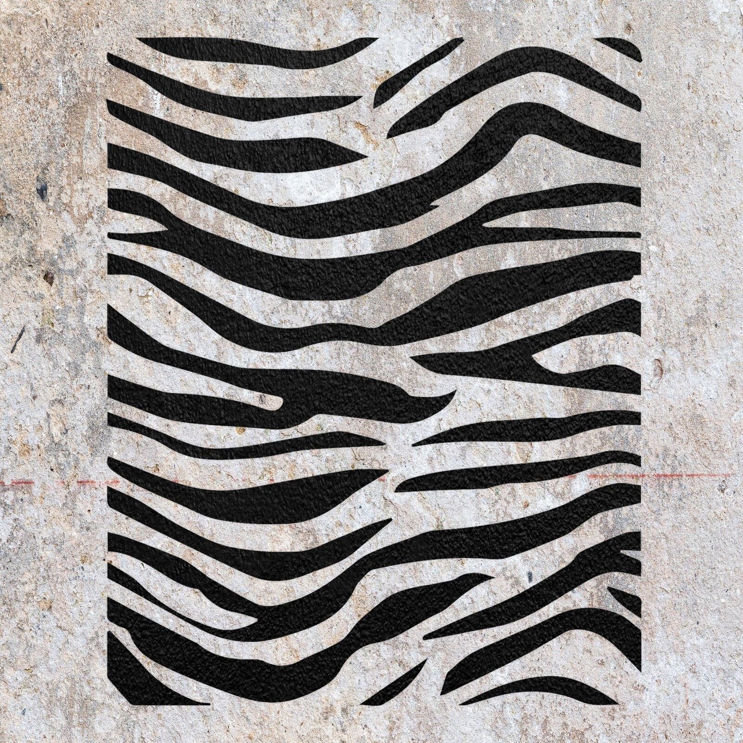 STENCIL TIGER REPEAT PATTERN MYLAR PAINTING WALL ART CRAFTS AIRBRUSH