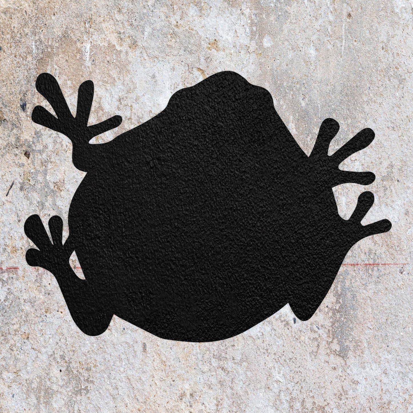 STENCIL TOAD AMPHIBIAN ANIMAL MYLAR PAINTING WALL ART TWO CRAFTS AIRBRUSH