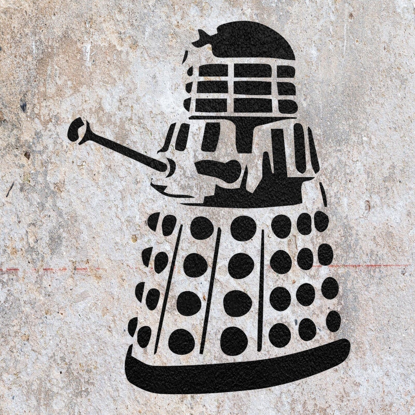 STENCIL DOCTOR WHO DARLEK MYLAR  PAINTING WALL ART  CRAFTS  AIRBRUSH