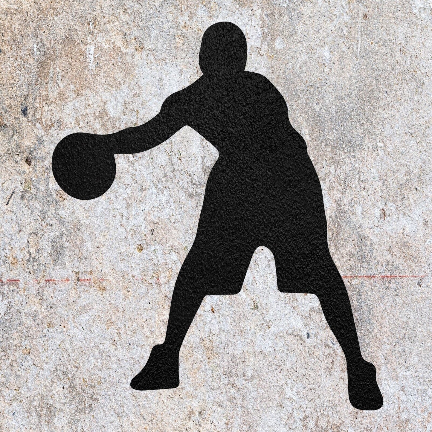 STENCIL BASKETBALL NBA SPORT PLAYER MYLAR PAINTING WALL ART CRAFTS 2 AIRBRUSH