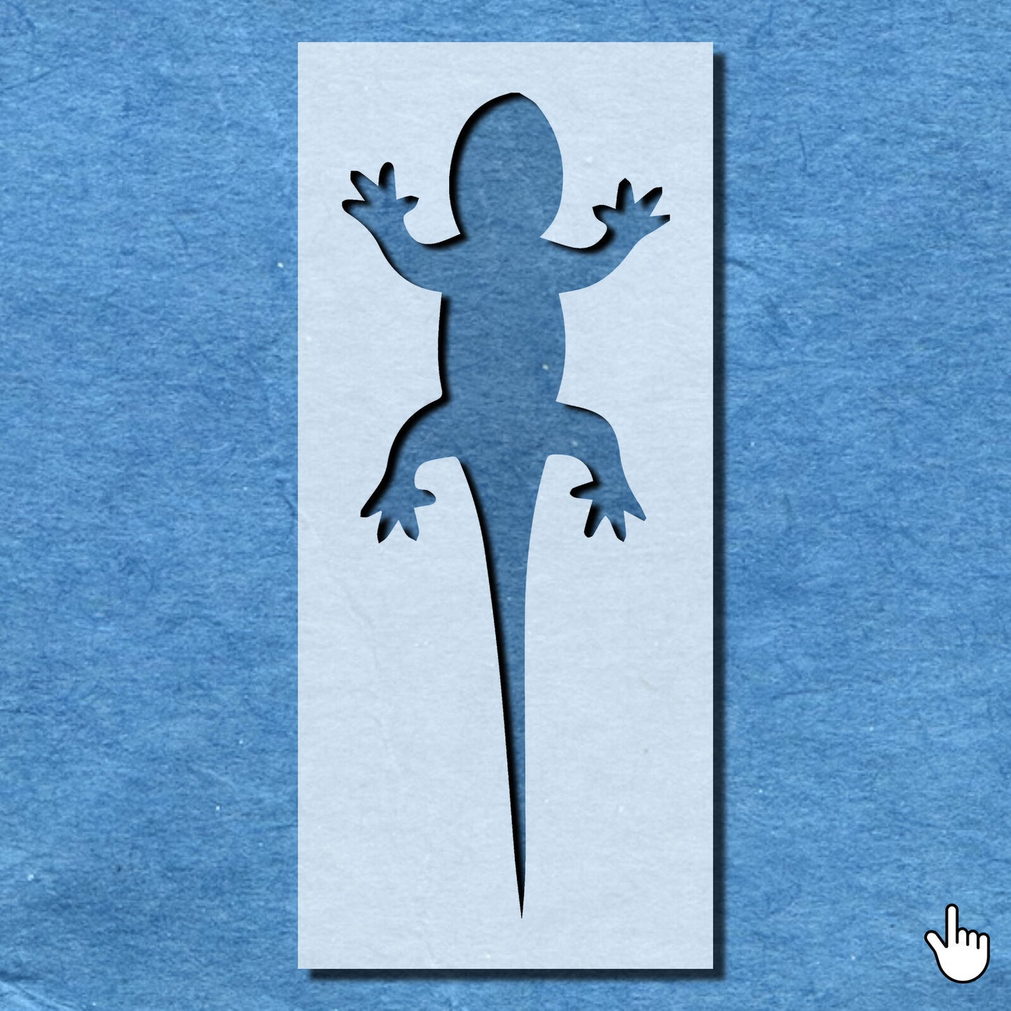 STENCIL GECKO REPTILE LIZARD ANIMAL MYLAR  PAINTING WALL ART  CRAFTS  AIRBRUSH