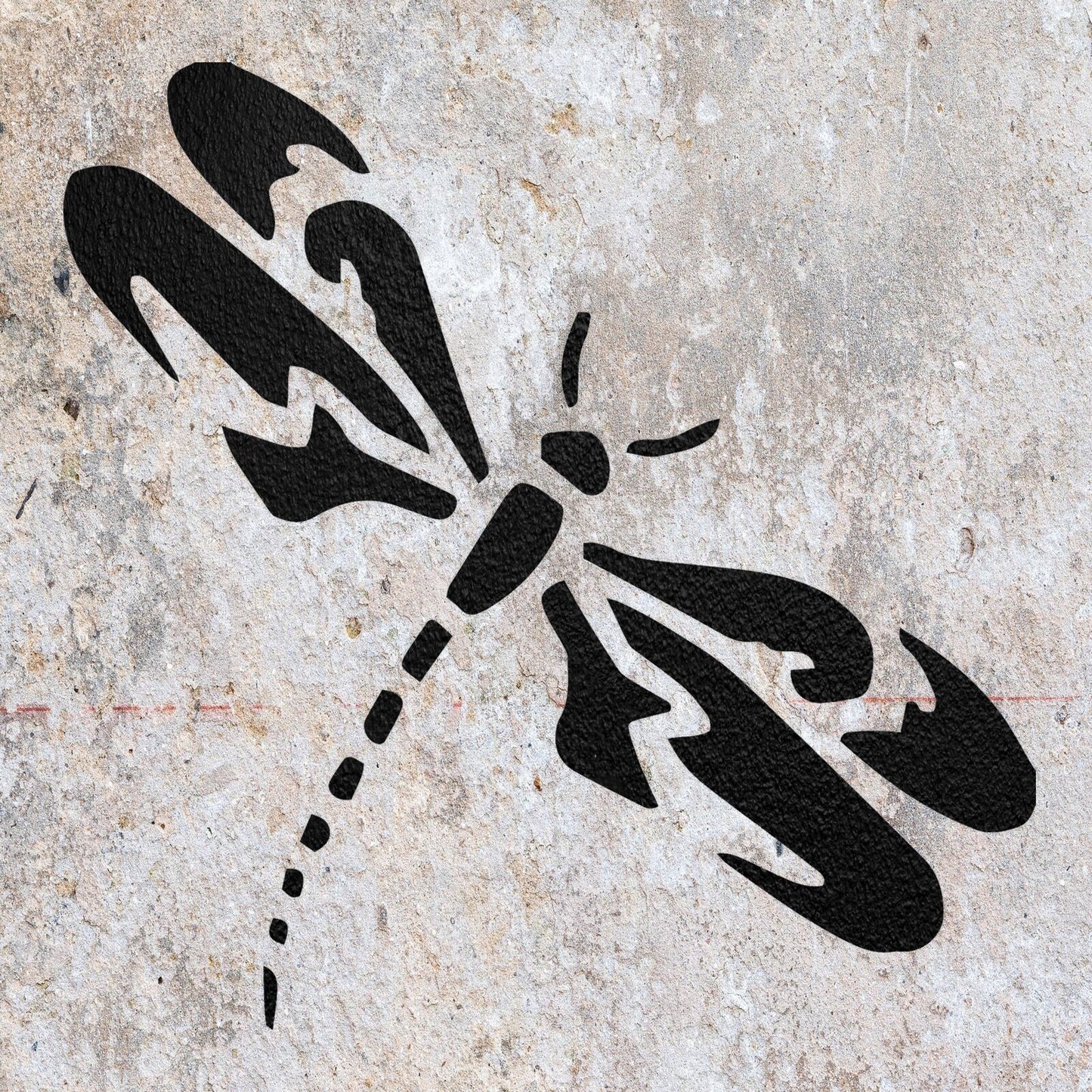 STENCIL DRAGON FLY MYLAR  PAINTING WALL ART  3 CRAFTS  AIRBRUSH