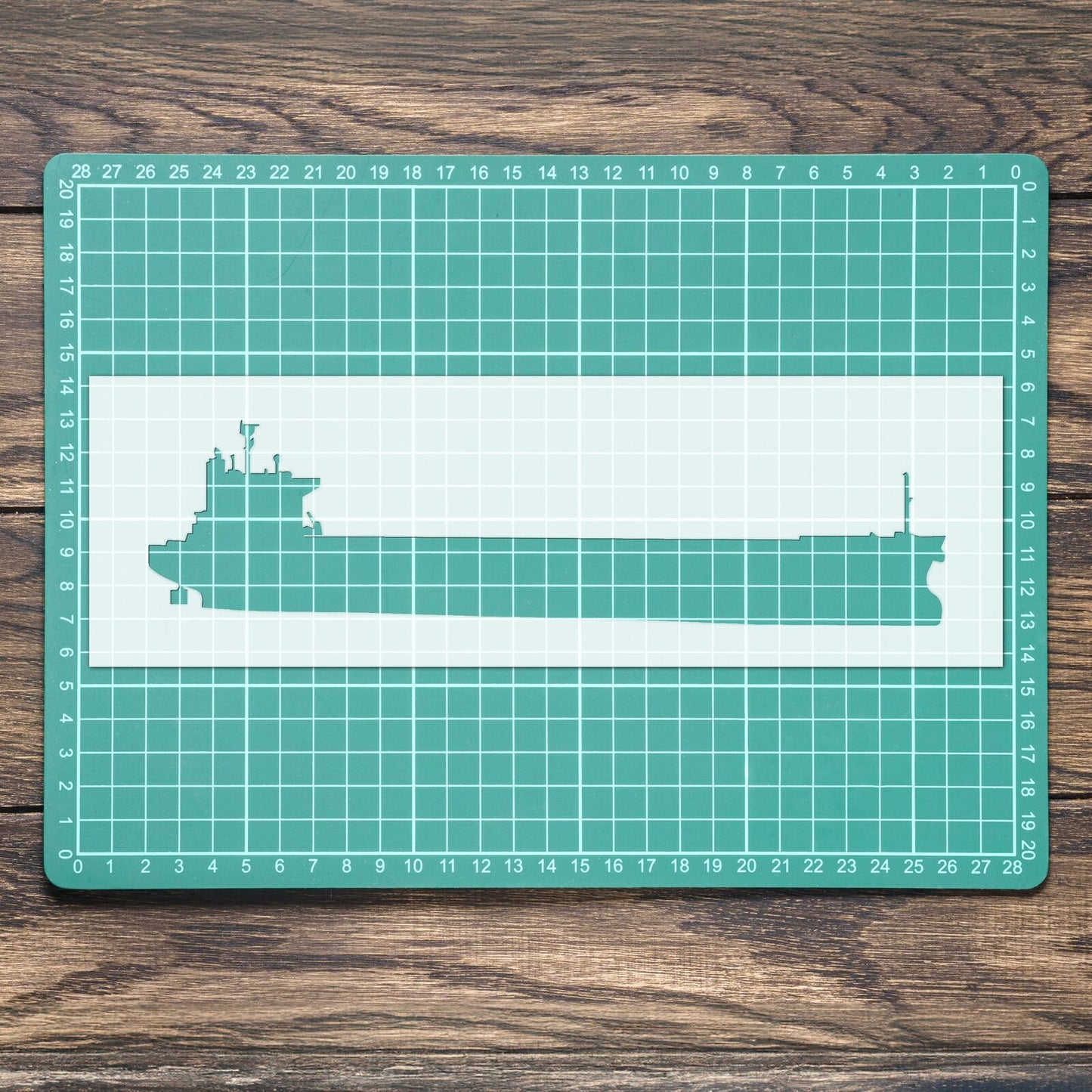 STENCIL SHIP BOAT OIL SEA TANKER  PAINTING WALL ART  MYLAR CRAFTS  AIRBRUSH