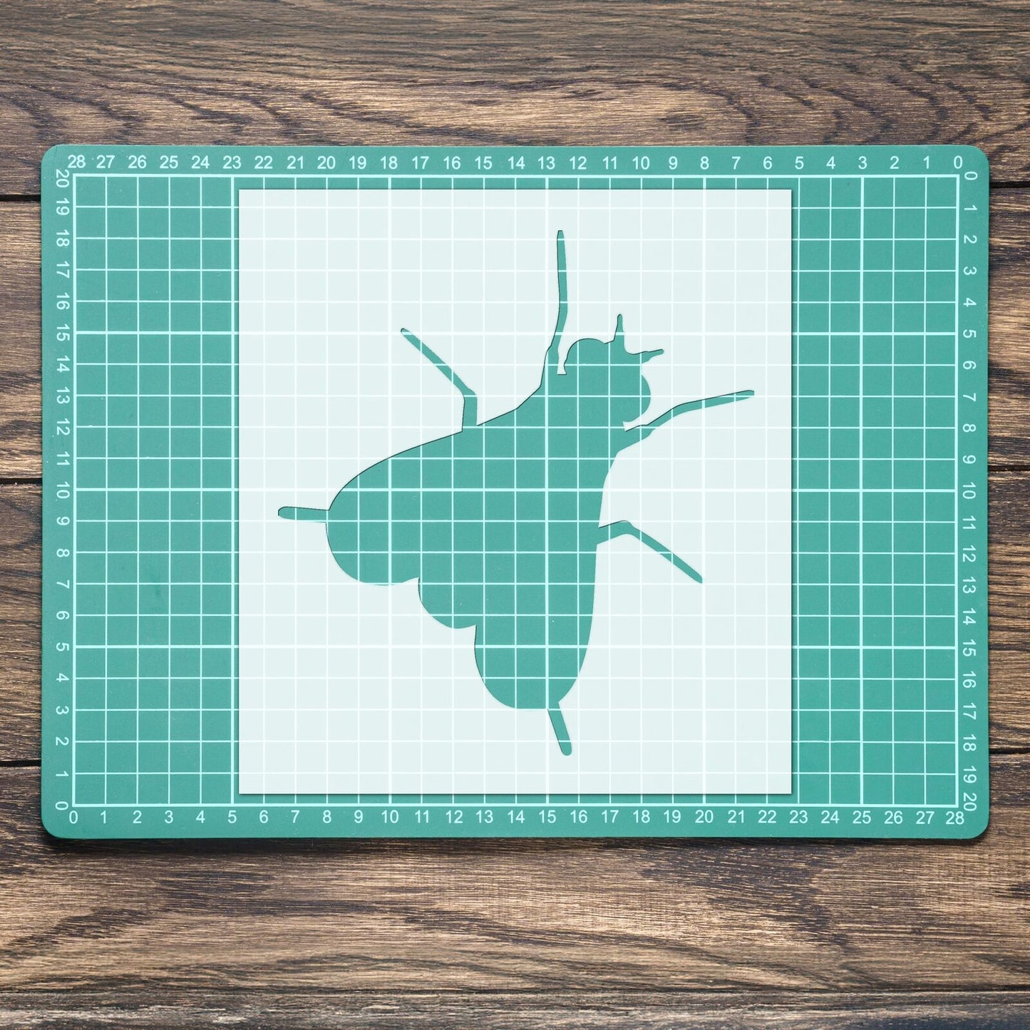 STENCIL FLY INSECT BUG MYLAR  PAINTING WALL ART  2 CRAFTS  AIRBRUSH