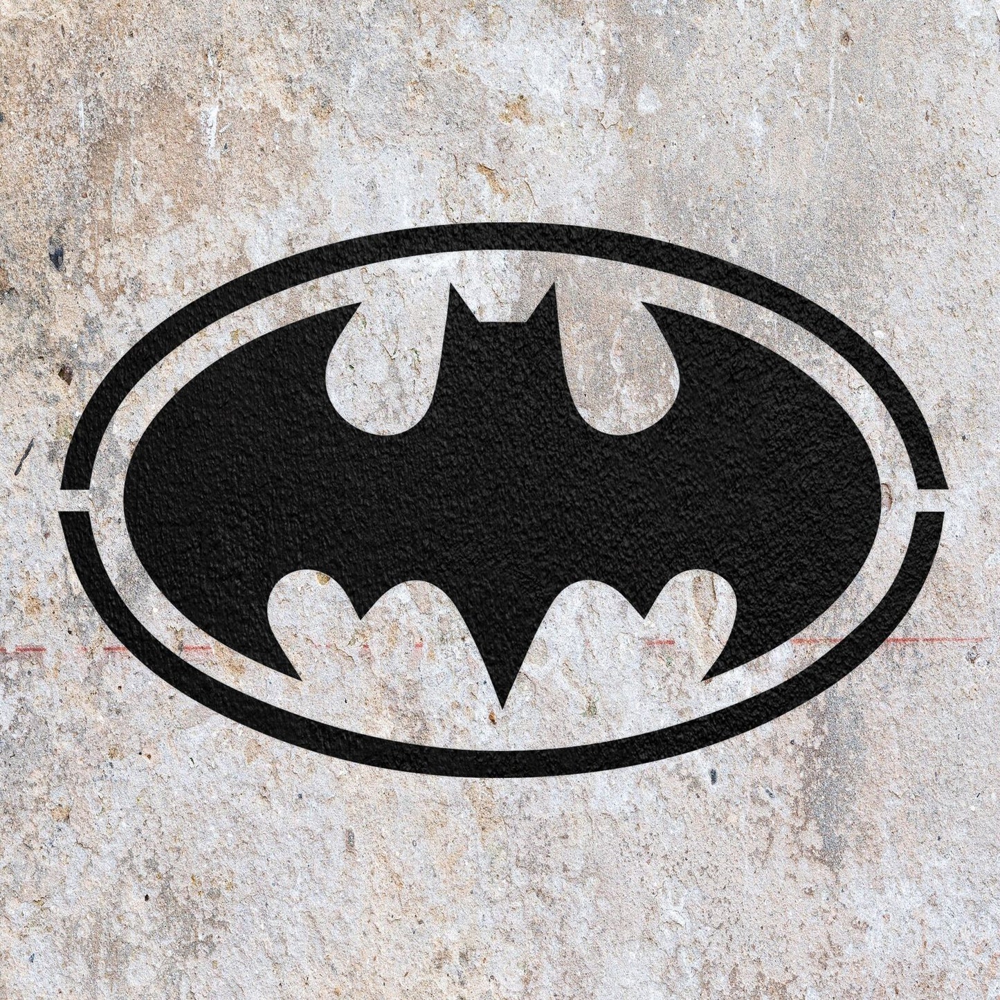 STENCIL BATMAN FLYING BADGE SIGN HERO MYLAR PAINTING WALL ART CRAFTS 4 AIRBRUSH