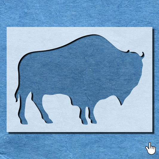 STENCIL BISON MYLAR  PAINTING WALL ART  CRAFTS  AIRBRUSH