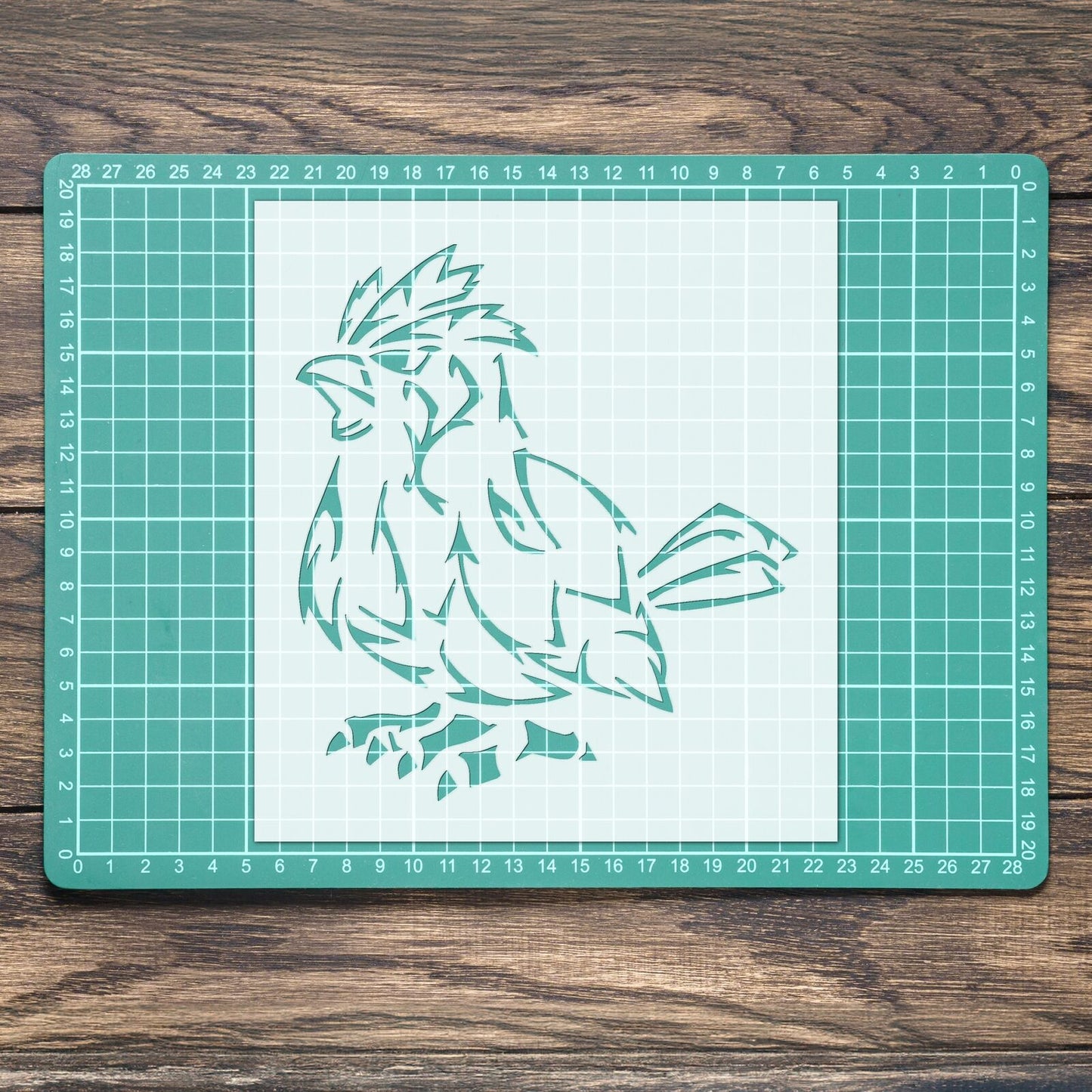 STENCIL PIDGEY POKEMON MYLAR  PAINTING WALL ART  CRAFTS  AIRBRUSH