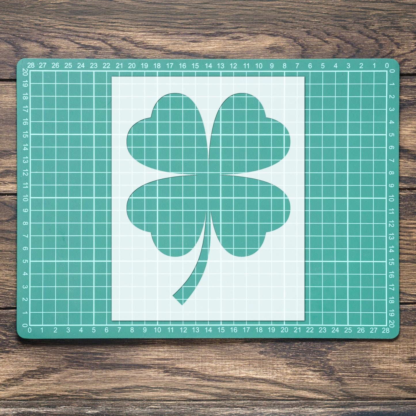 STENCIL 4 LEAF CLOVER MYLAR  PAINTING WALL  5 ART CRAFTS  AIRBRUSH