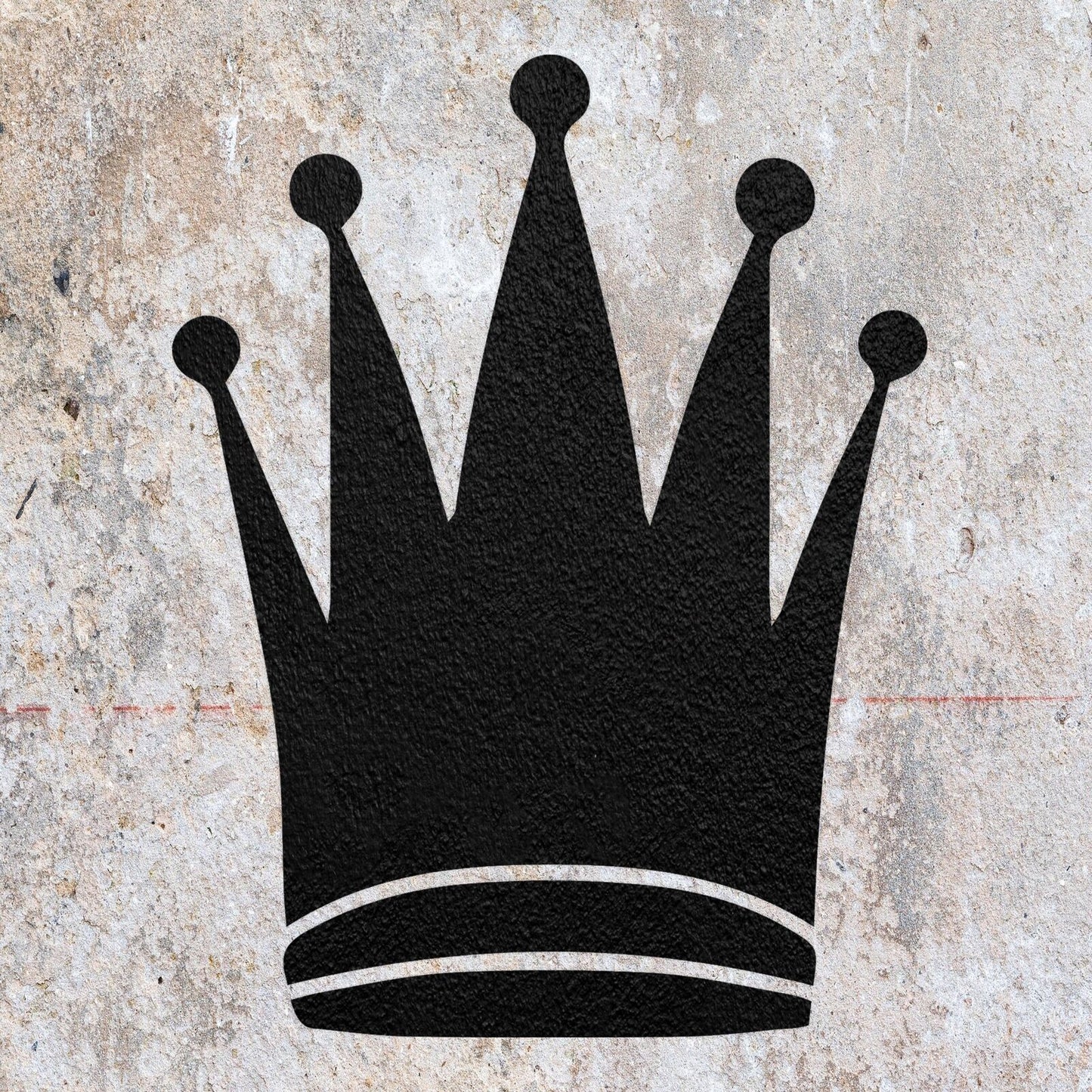 STENCIL CROWN JEWELS KING QUEEN ROYAL MYLAR PAINTING WALL ART CRAFTS 1 AIRBRUSH