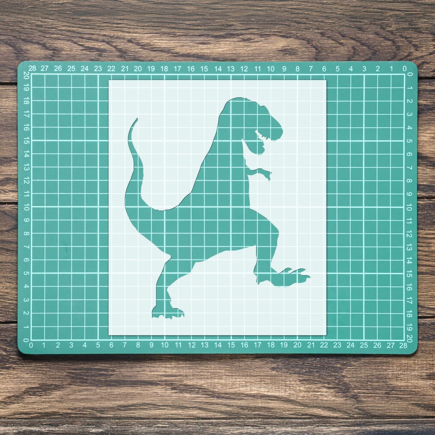 STENCIL TYRANNOSAURUS REX DINOSAUR MYLAR PAINTING WALL ART CRAFT AIRBRUSH