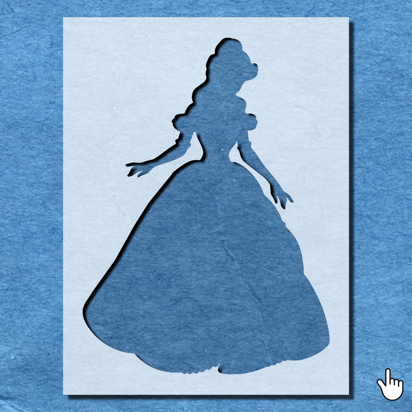 STENCIL CINDERELLA MYLAR  PAINTING WALL ART  CRAFTS  AIRBRUSH