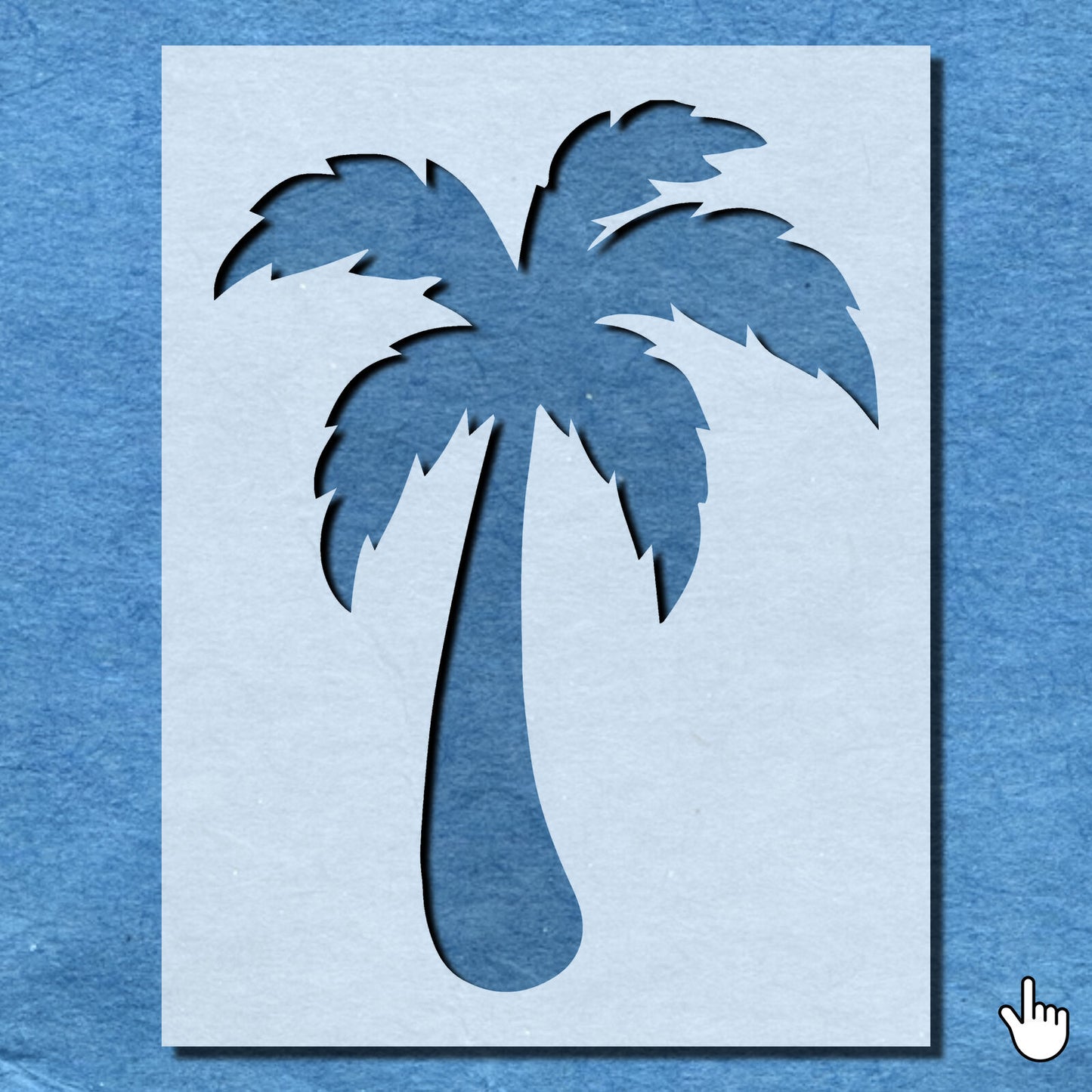 STENCIL PALM TREE EXOTIC PLANT MYLAR  PAINTING WALL ART CRAFTS  ONE  AIRBRUSH