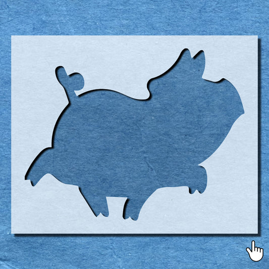 STENCIL PIG FARM ANIMAL MYLAR PAINTING WALL ART HOME DECOR ART CRAFTS AIRBRUSH