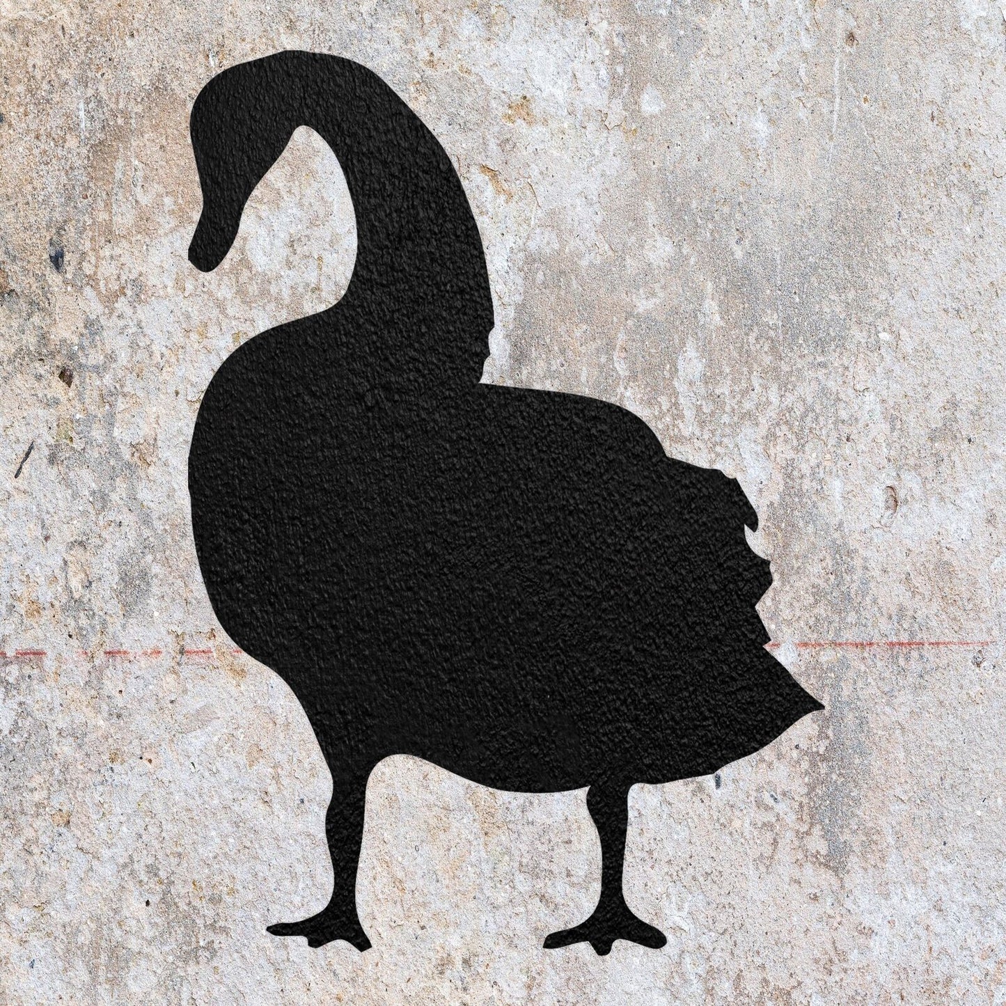 STENCIL SWAN BIRD WALKING ANIMAL MYLAR PAINTING WALL ART CRAFTS AIRBRUSH