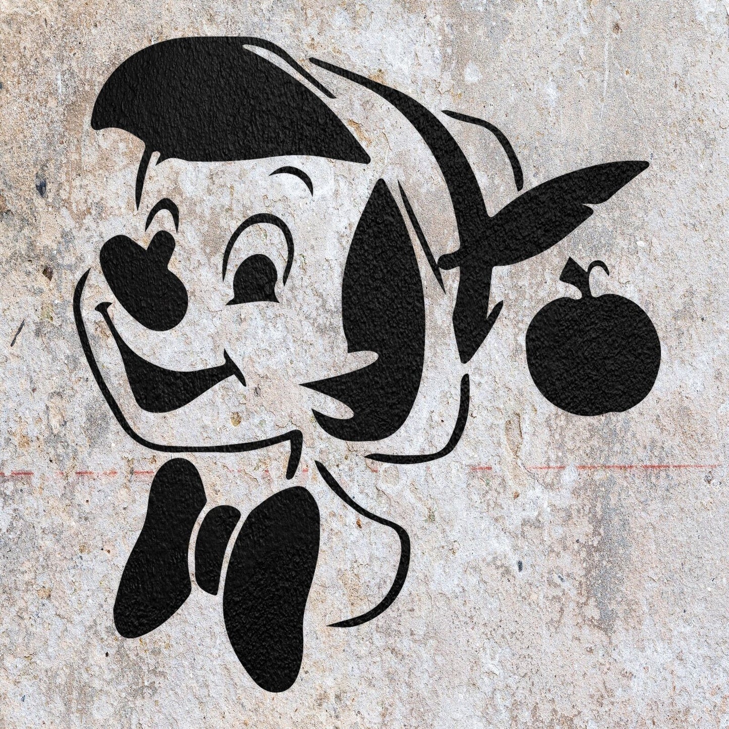 STENCIL PINOCCHIO NOSE DISNEY CHARACTER MYLAR PAINTING WALL ART CRAFT  AIRBRUSH