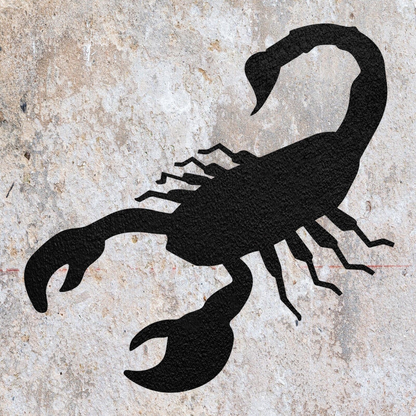 STENCIL SCORPION MYLAR  PAINTING WALL  2 ART CRAFTS  AIRBRUSH