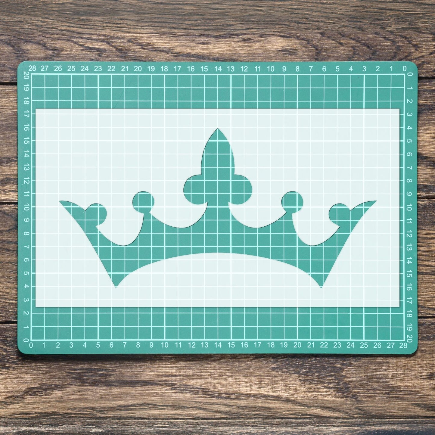 STENCIL CROWN JEWELS KING QUEEN ROYAL MYLAR PAINTING WALL ART CRAFTS 2 AIRBRUSH