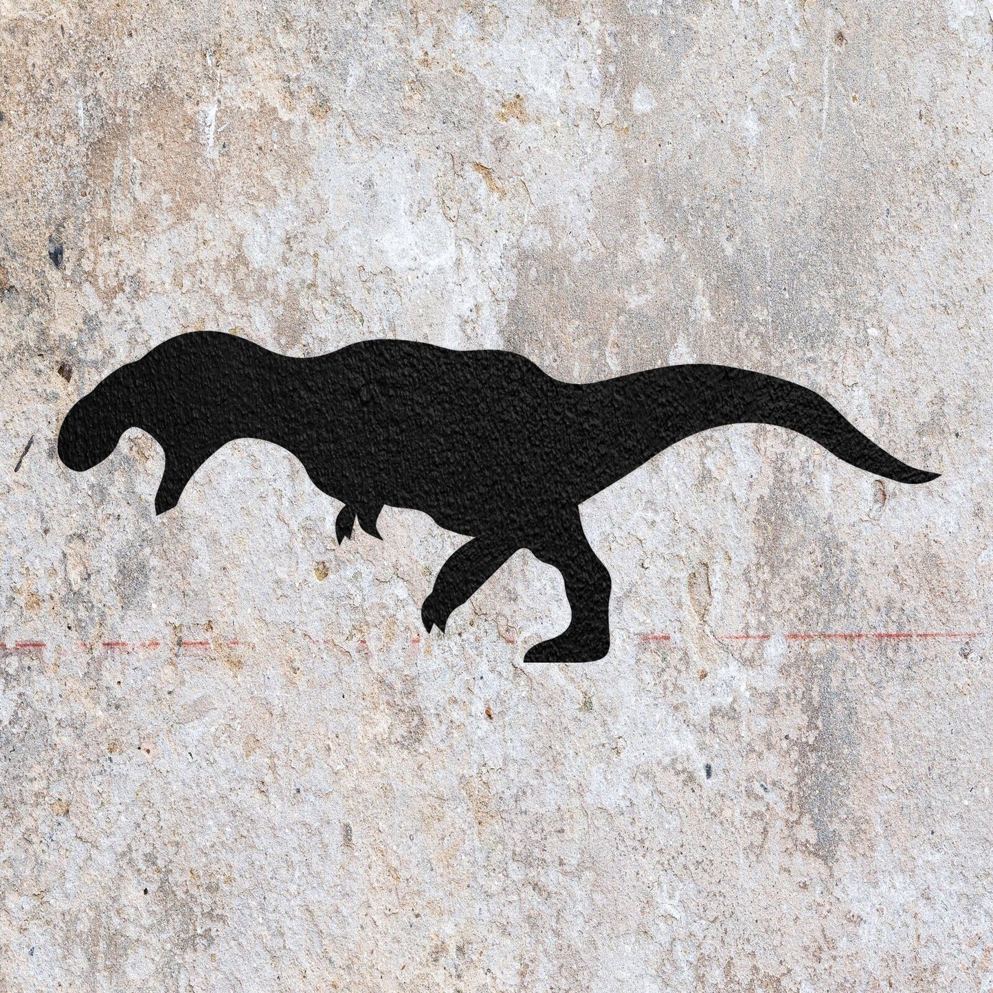 STENCIL TYRANNOSAURUS REX DINOSAUR SHAPE MYLAR WALL ART  CRAFT AIRBRUSH