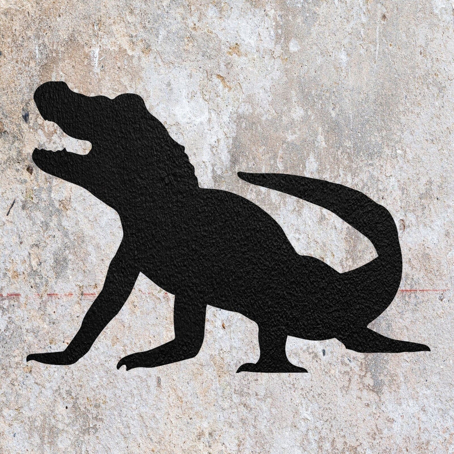 STENCIL ALLIGATOR REPTILE ANIMAL MYLAR PAINTING WALL ART CRAFTS AIRBRUSH