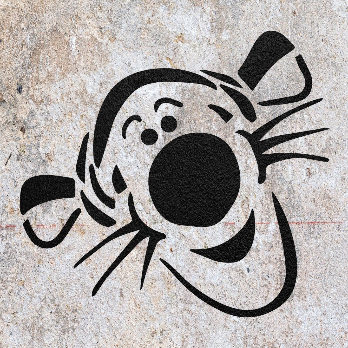 STENCIL TIGGER WINNIE THE POOH CHARACTER MYLAR WALL ART CRAFT  AIRBRUSH