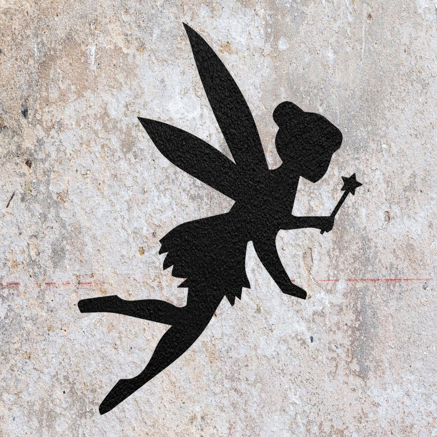 STENCIL FAIRY MYSTICAL MAGIC SHAPE MYLAR PAINTING WALL ART CRAFTS AIRBRUSH