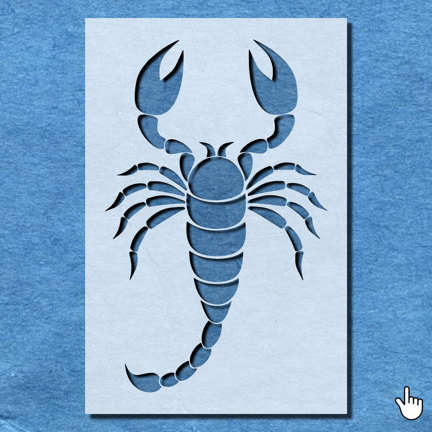 STENCIL SCORPION MYLAR  PAINTING WALL   ART CRAFTS  AIRBRUSH