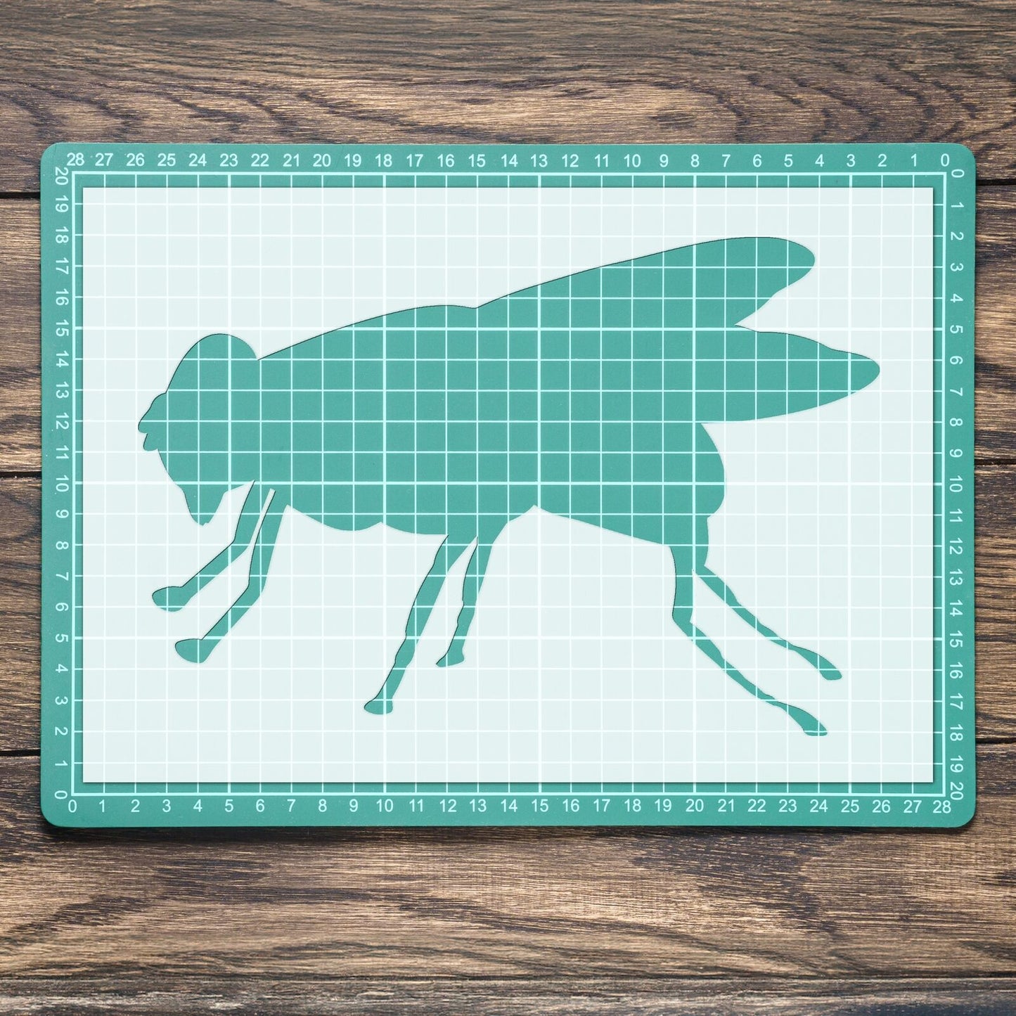 STENCIL FLY INSECT BUG MYLAR  PAINTING WALL ART  CRAFTS  AIRBRUSH