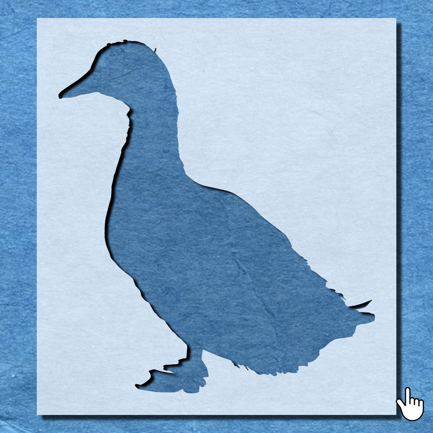 STENCIL DUCK BIRD FLYING ANIMAL MYLAR  PAINTING WALL ART  CRAFTS  AIRBRUSH