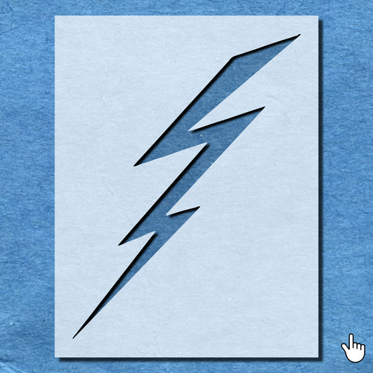 STENCIL LIGHTNING SKY THUNDER MYLAR  PAINTING WALL ART  2 CRAFTS  AIRBRUSH