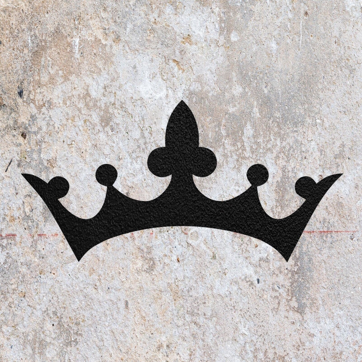 STENCIL CROWN JEWELS KING QUEEN ROYAL MYLAR PAINTING WALL ART CRAFTS 2 AIRBRUSH