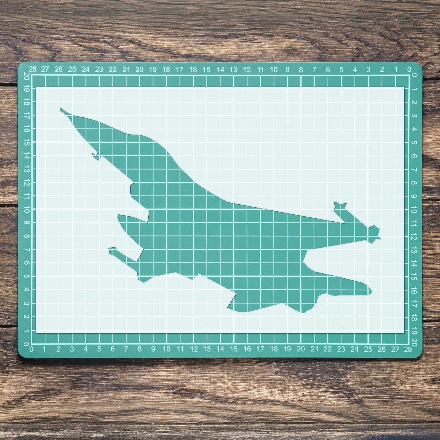 STENCIL PLANE FIGHTER JET AIRCRAFT MYLAR PAINTING WALL ART CRAFT AIRBRUSH