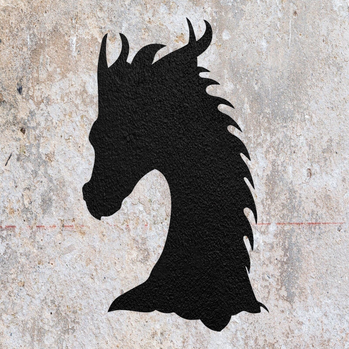 STENCIL DRAGON HEAD MYLAR  PAINTING WALL ART  2 CRAFTS  AIRBRUSH