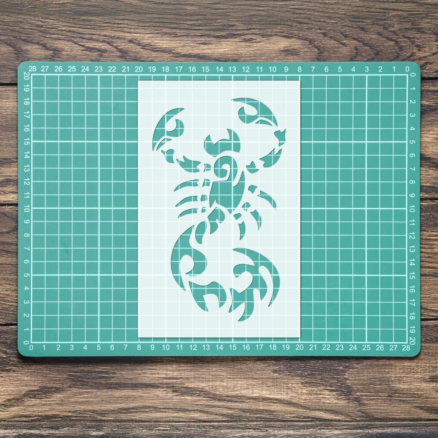 STENCIL SCORPION MYLAR  PAINTING WALL ART  CRAFTS  AIRBRUSH