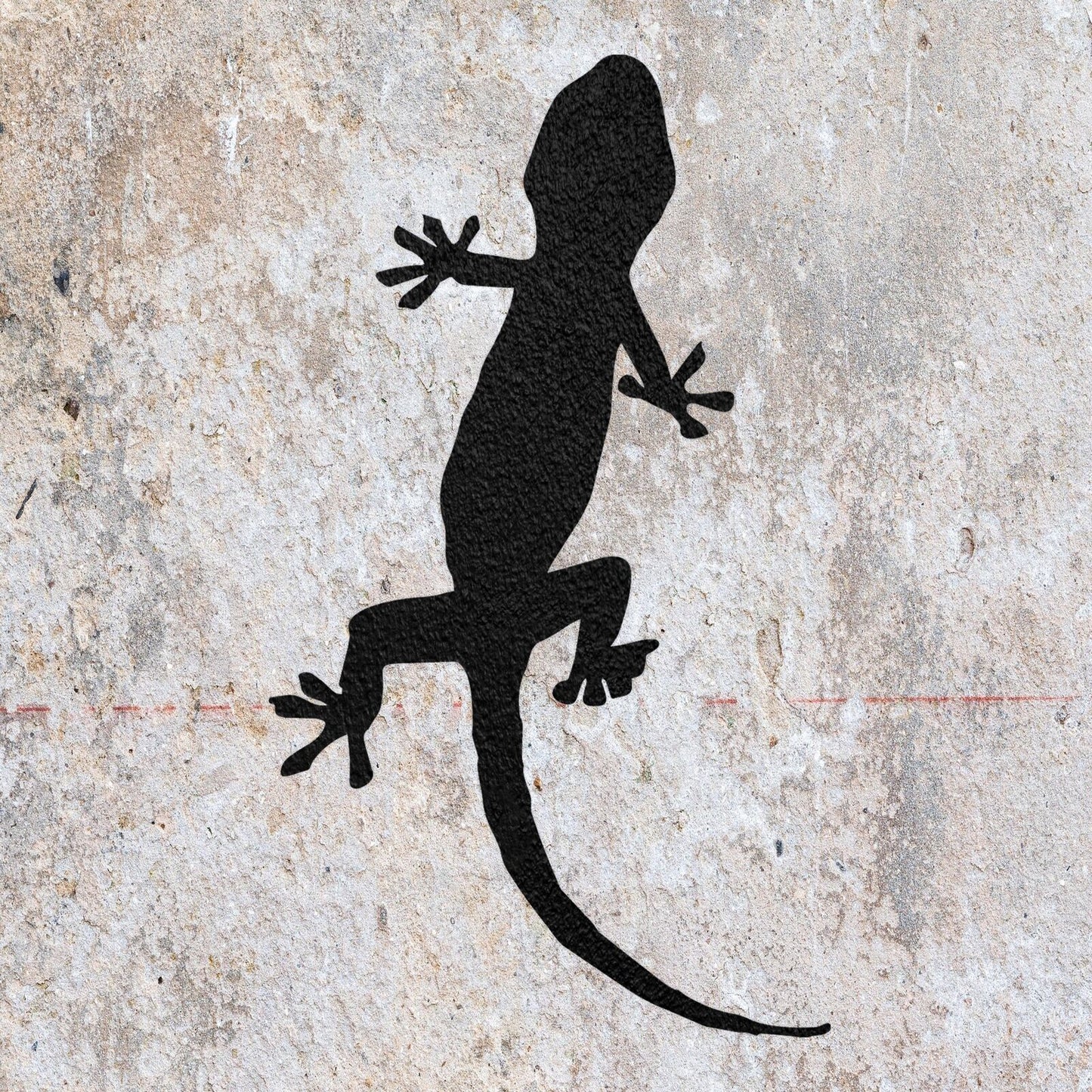 STENCIL GECKO LIZARD REPTILE ANIMAL MYLAR  PAINTING WALL ART  CRAFTS  AIRBRUSH