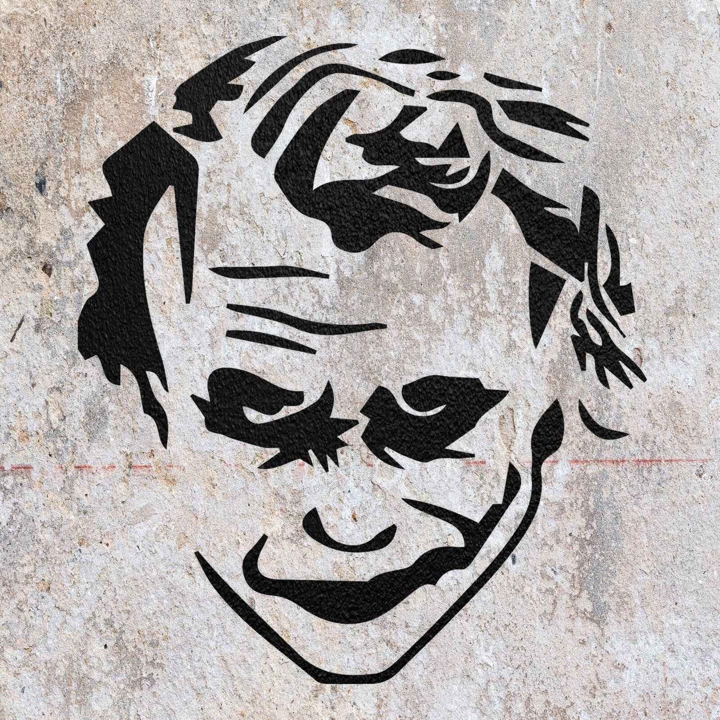 STENCIL JOKER BATMAN CHARACTER FACE MYLAR PAINTING WALL ART CRAFTS 1 AIRBRUSH