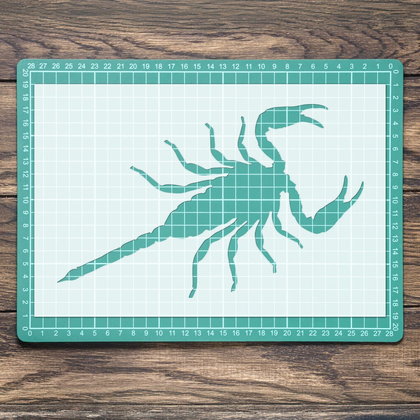 STENCIL SCORPION MYLAR  PAINTING WALL  3 ART CRAFTS  AIRBRUSH