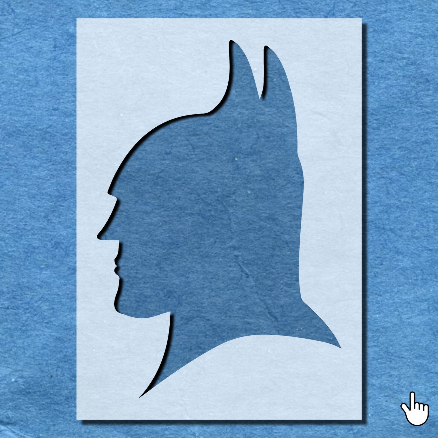 STENCIL BATMAN CHARACTER FACE MASK MYLAR  PAINTING WALL ART CRAFTS  6  AIRBRUSH