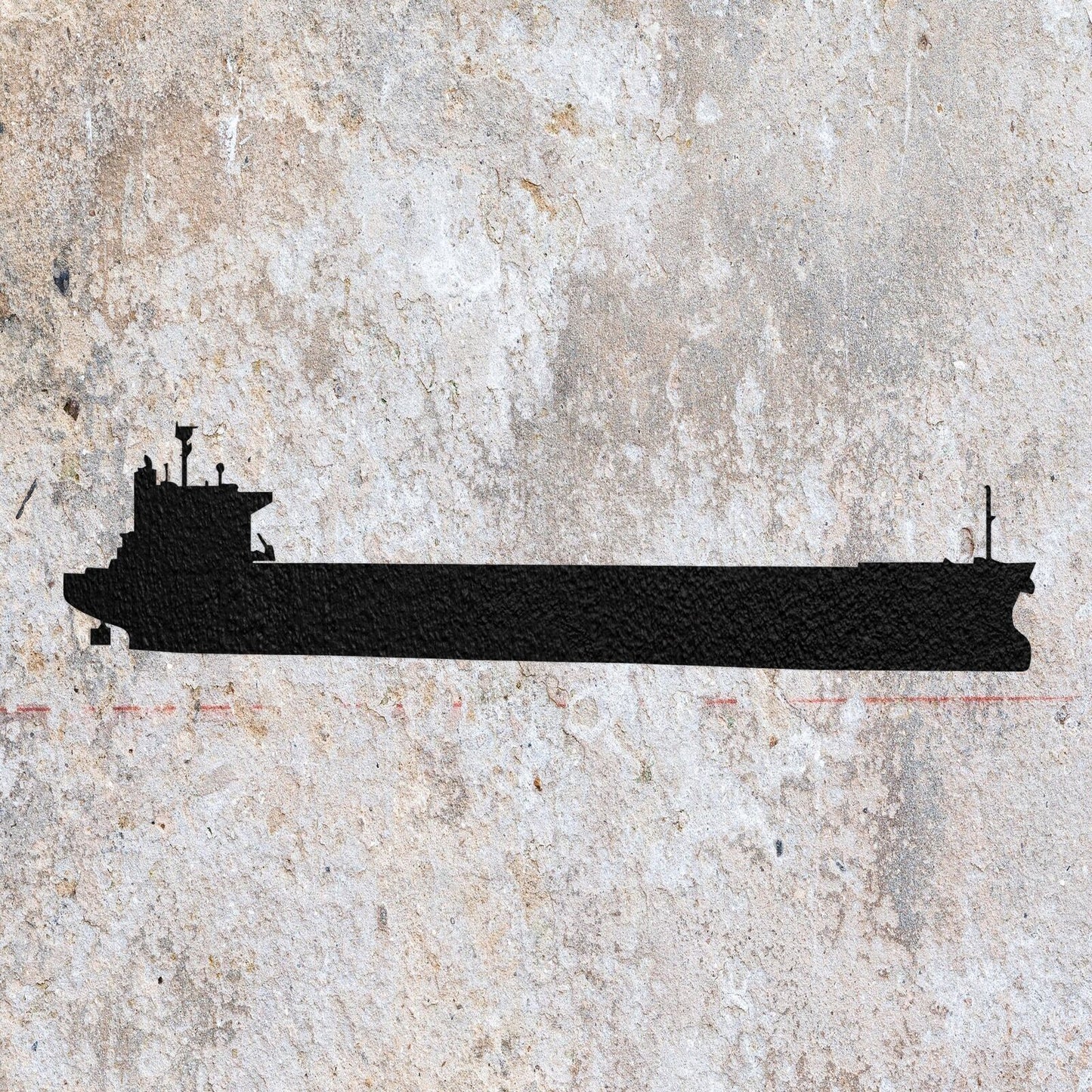 STENCIL SHIP BOAT OIL SEA TANKER  PAINTING WALL ART  MYLAR CRAFTS  AIRBRUSH