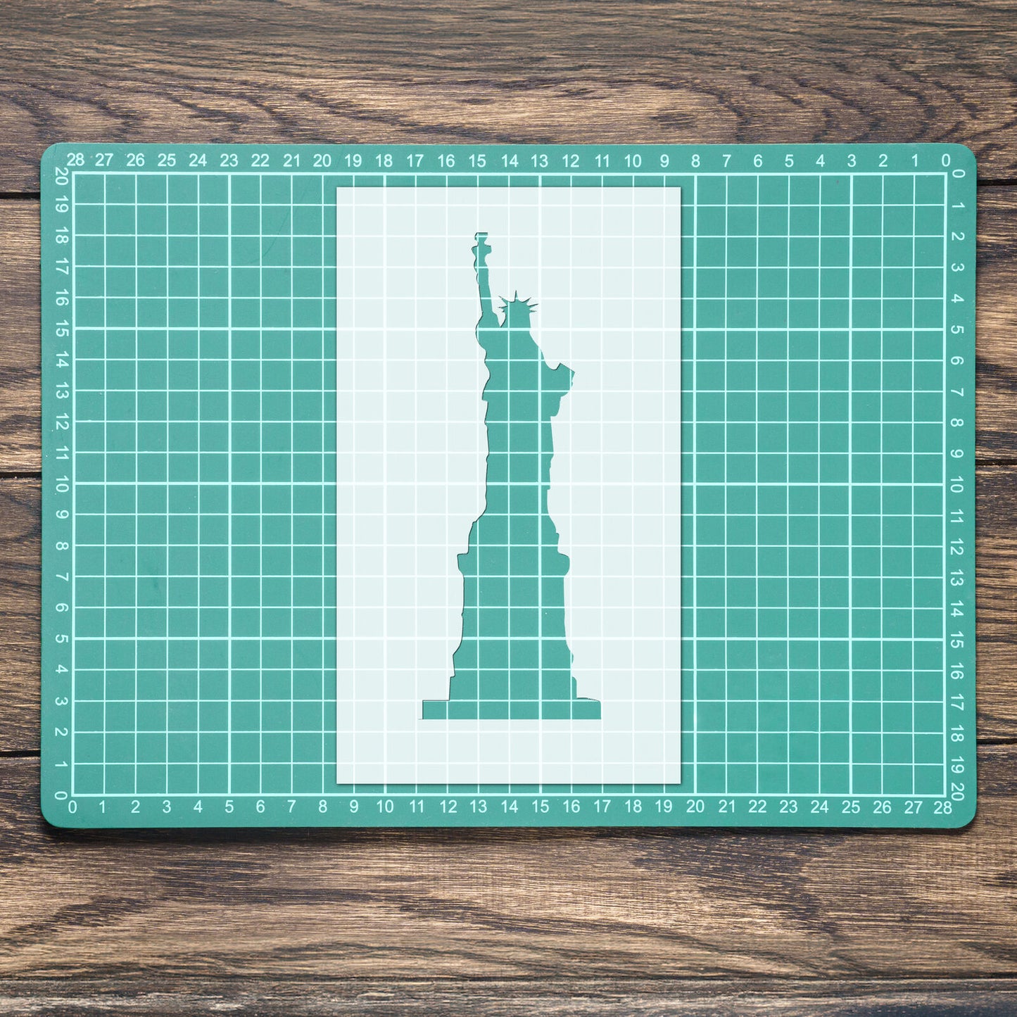 STENCIL STATUE OF LIBERTY MYLAR  PAINTING WALL ART  CRAFTS  AIRBRUSH