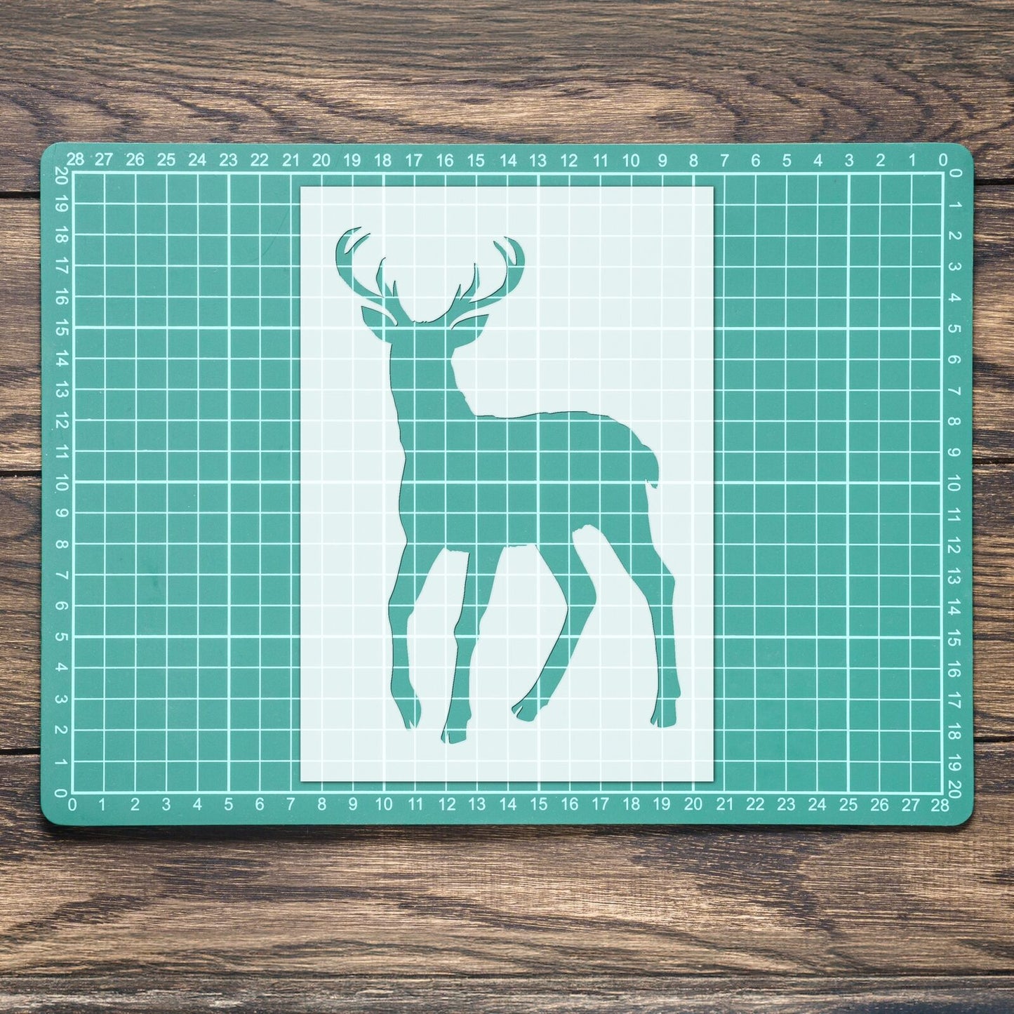 STENCIL DEER ANIMAL MYLAR  PAINTING WALL ART  CRAFTS  AIRBRUSH