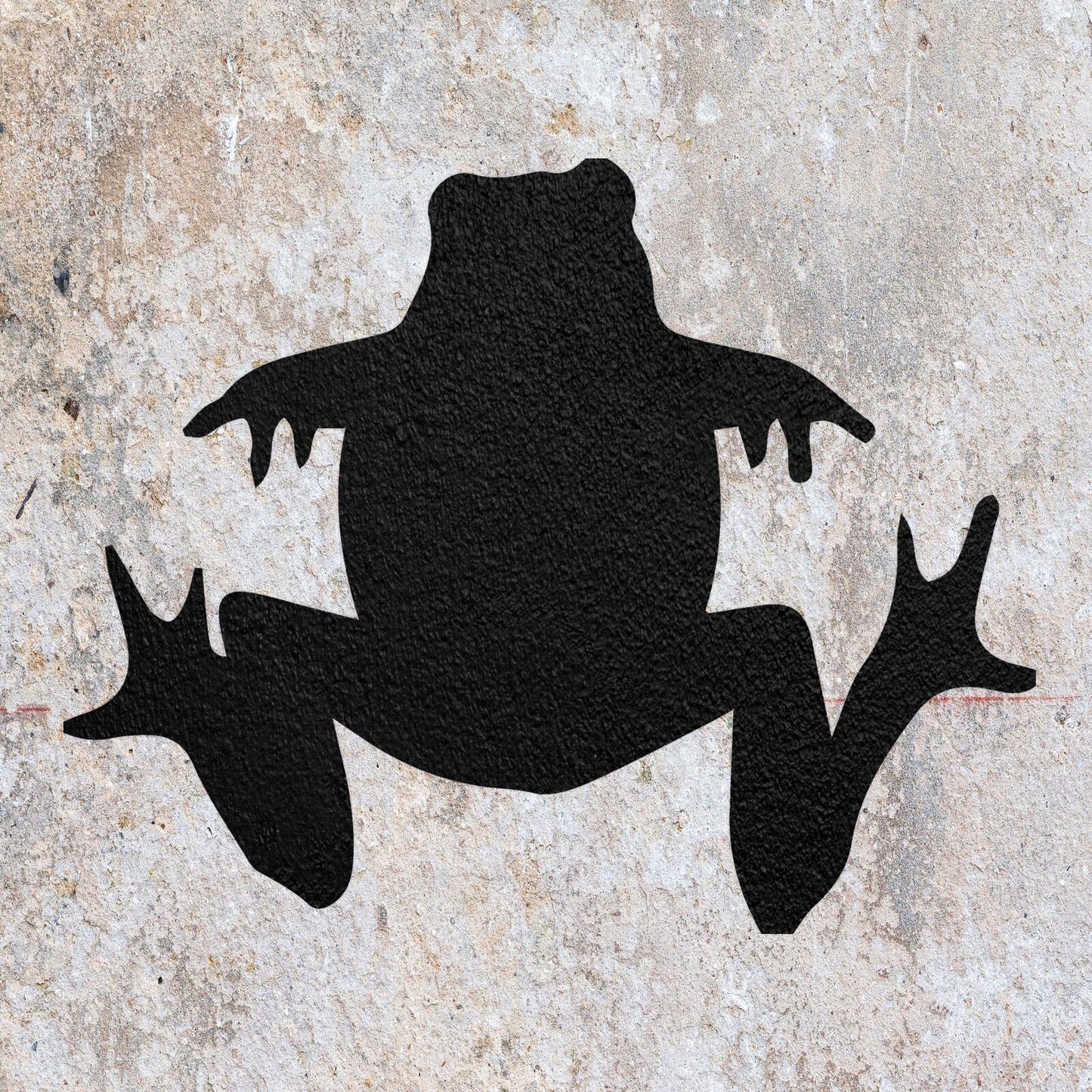 STENCIL TOAD AMPHIBIAN ANIMAL MYLAR  PAINTING WALL ART  CRAFTS  AIRBRUSH