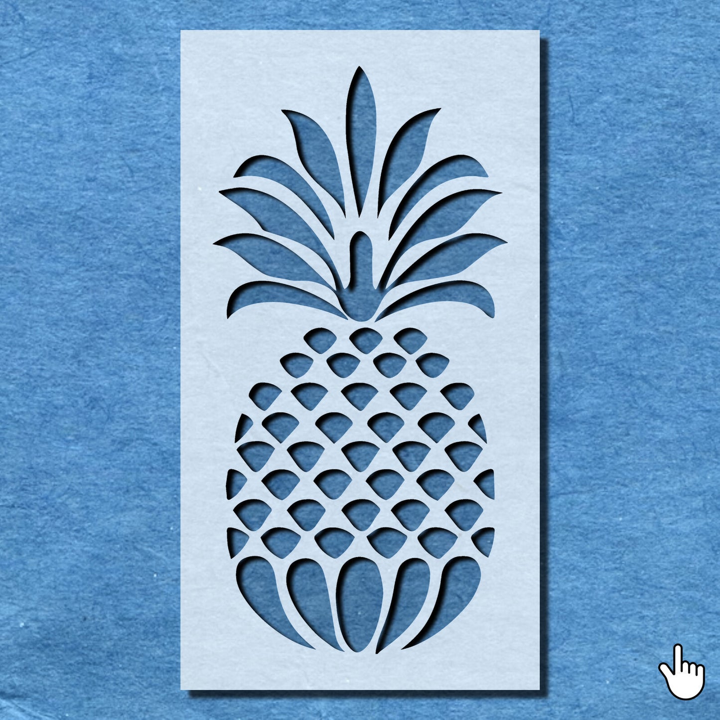 STENCIL PINEAPPLE TROPICAL FRUIT MYLAR PAINTING WALL ART CRAFTS AIRBRUSH