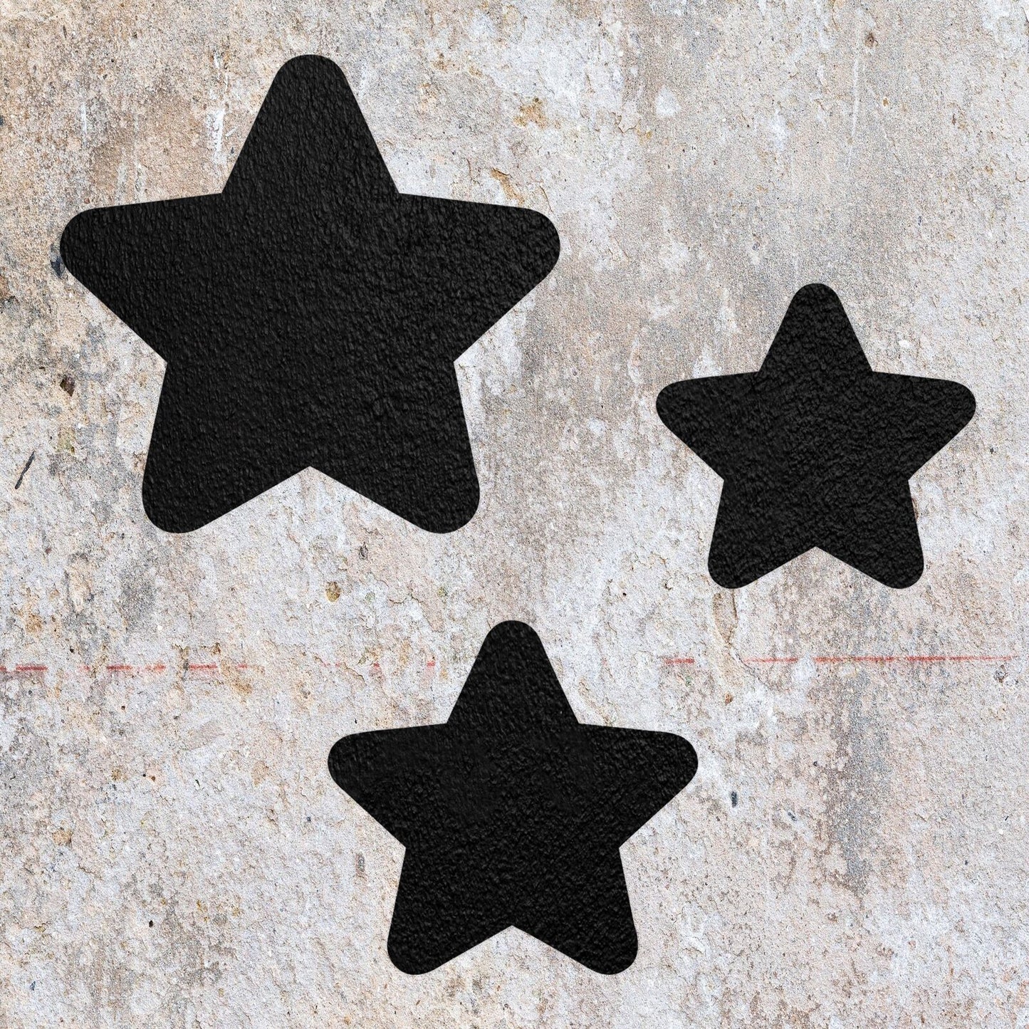 STENCIL STAR STAR SHAPE MYLAR  PAINTING WALL ART  CRAFTS  AIRBRUSH