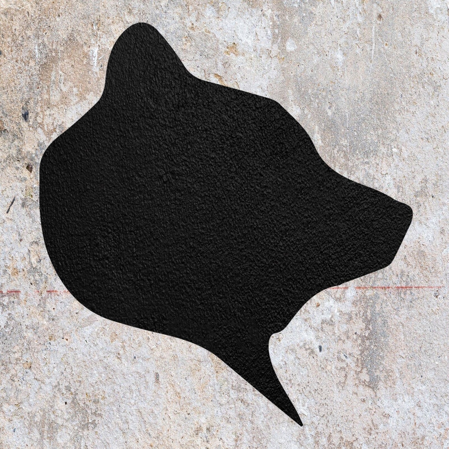 STENCIL BEAR HEAD WILD ANIMAL MAMMAL MYLAR PAINTING WALL ART CRAFTS 6 AIRBRUSH