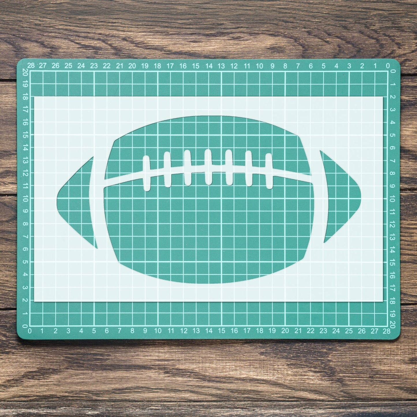 STENCIL AMERICAN FOOTBALL NFL SPORT MYLAR  PAINTING WALL ART CRAFTS   AIRBRUSH