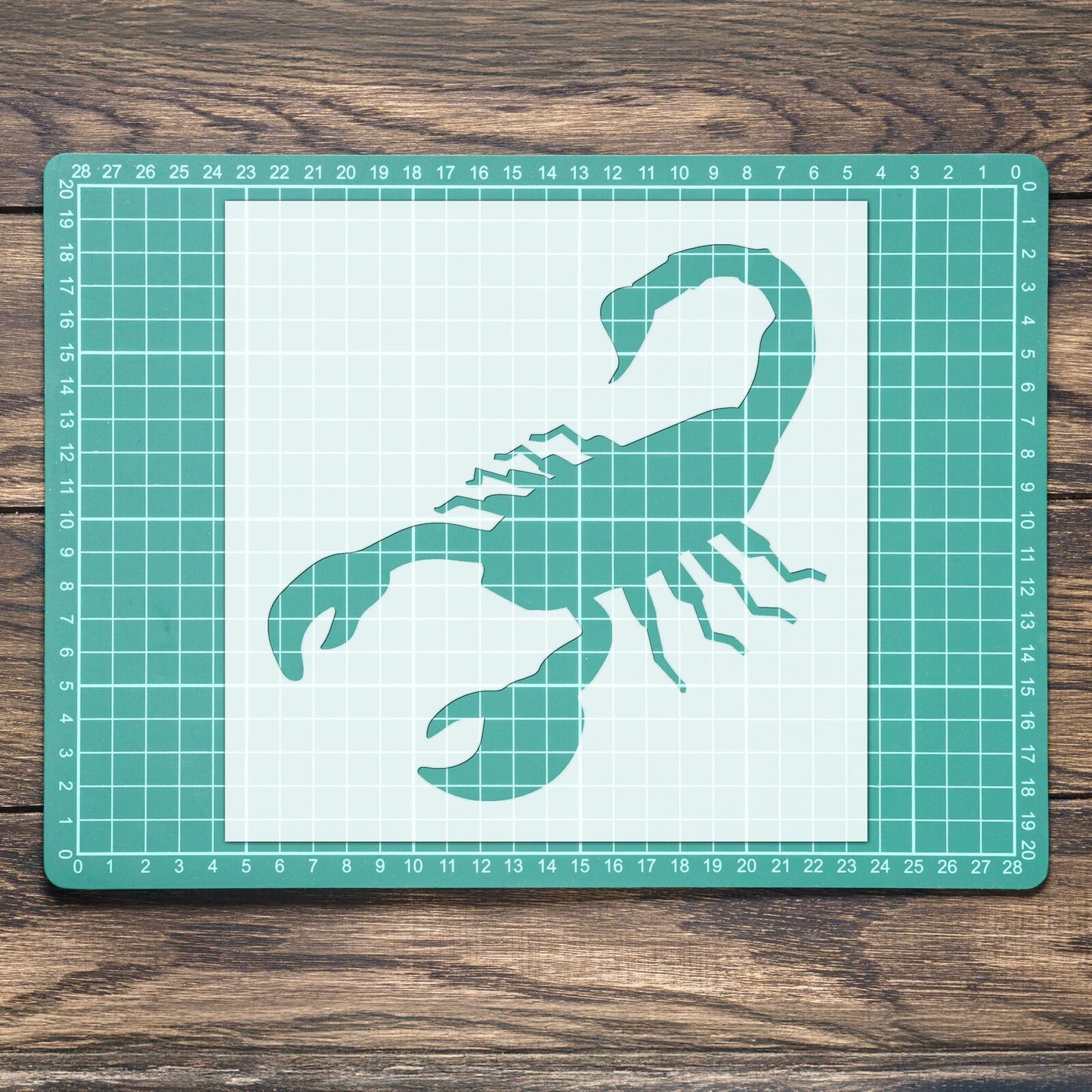 STENCIL SCORPION MYLAR  PAINTING WALL  2 ART CRAFTS  AIRBRUSH