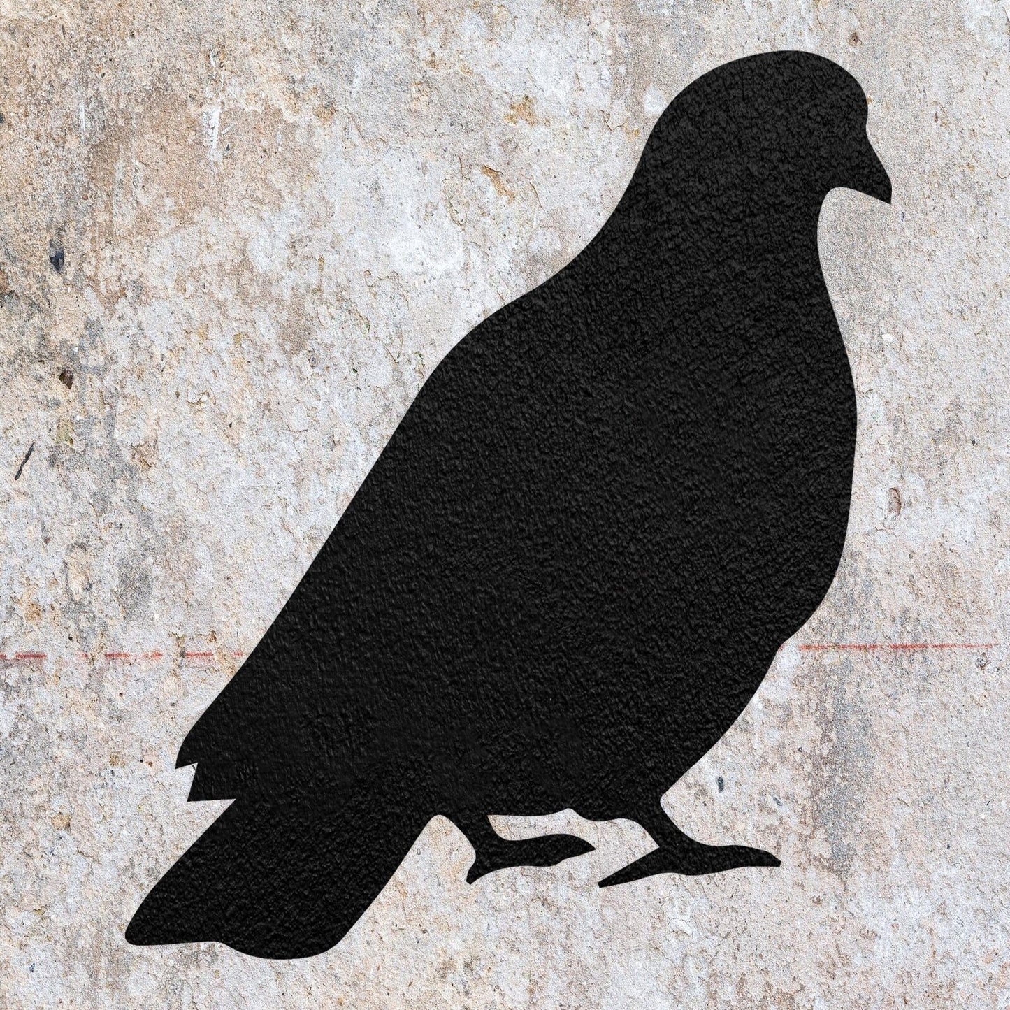 STENCIL DOVE BIRD SITTING ANIMAL MYLAR PAINTING WALL ART CRAFTS AIRBRUSH