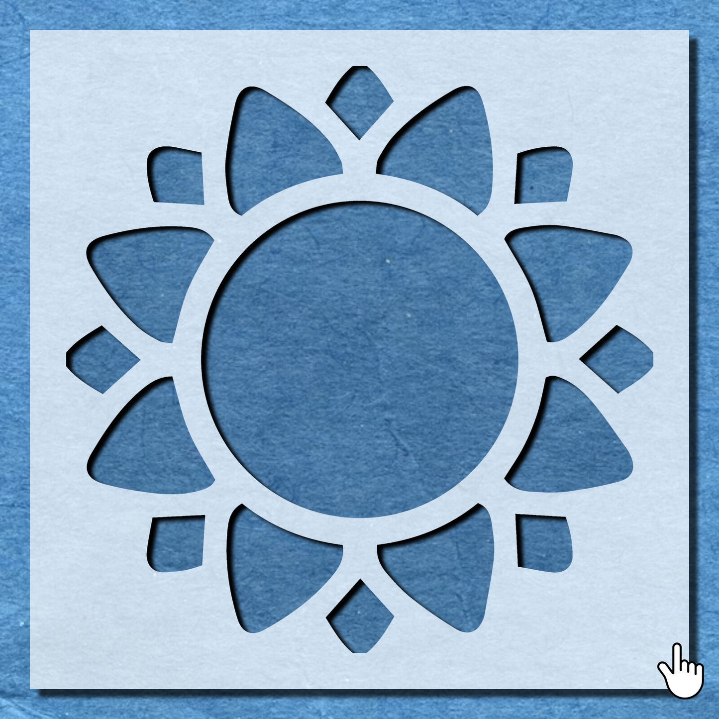 STENCIL SUN FLOWER AIR BRUSH PAINTING WALL ART CRAFTS  1 MYLAR  AIRBRUSH